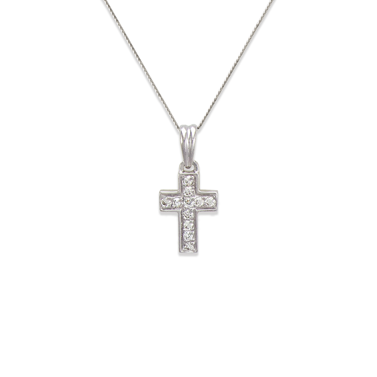 Cross CZ Pendant