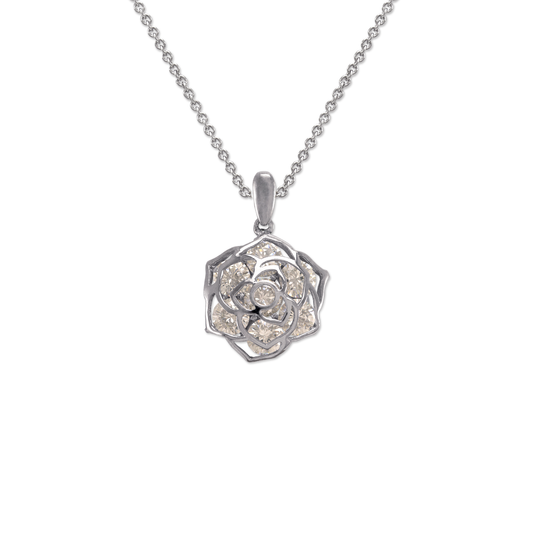 Ladies Fancy Rose Pendant