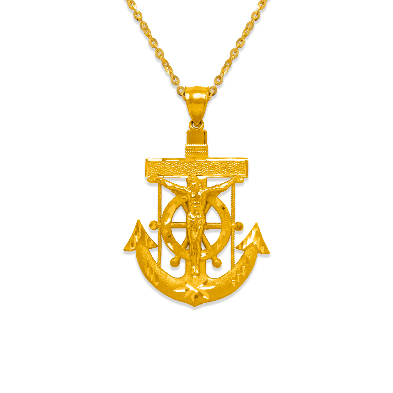 Jesus Anchor Pendant