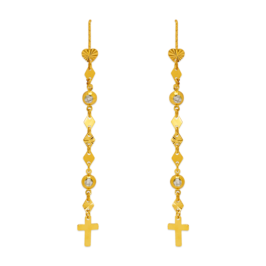 Dangling Threader CZ Earrings