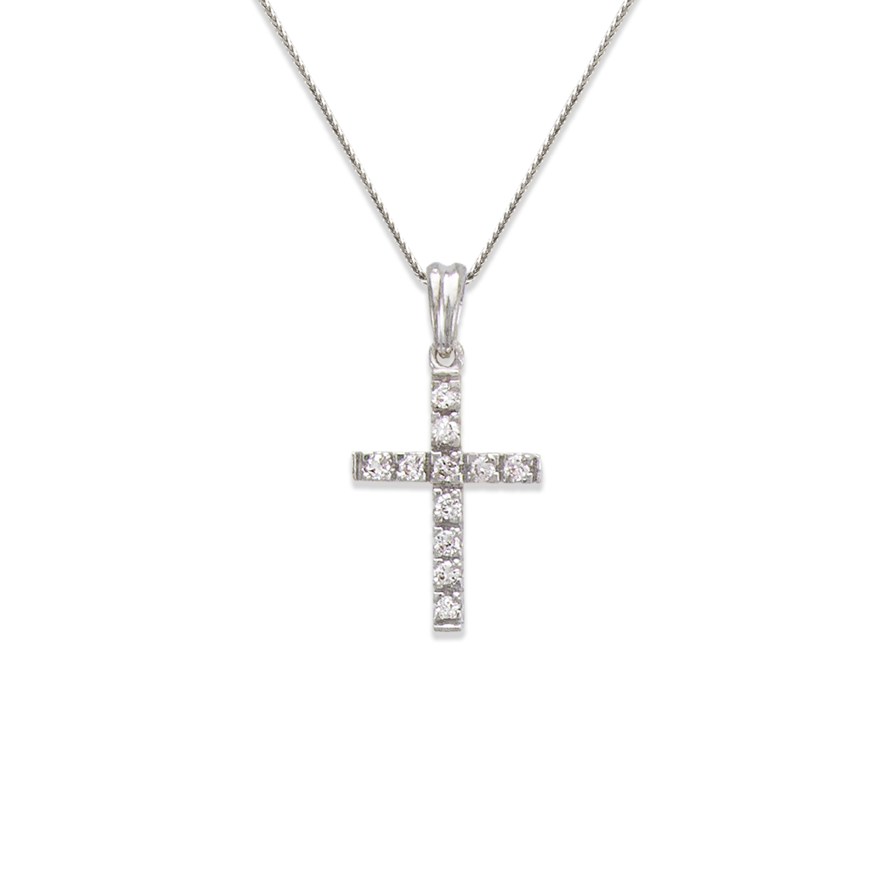 Cross CZ Pendant