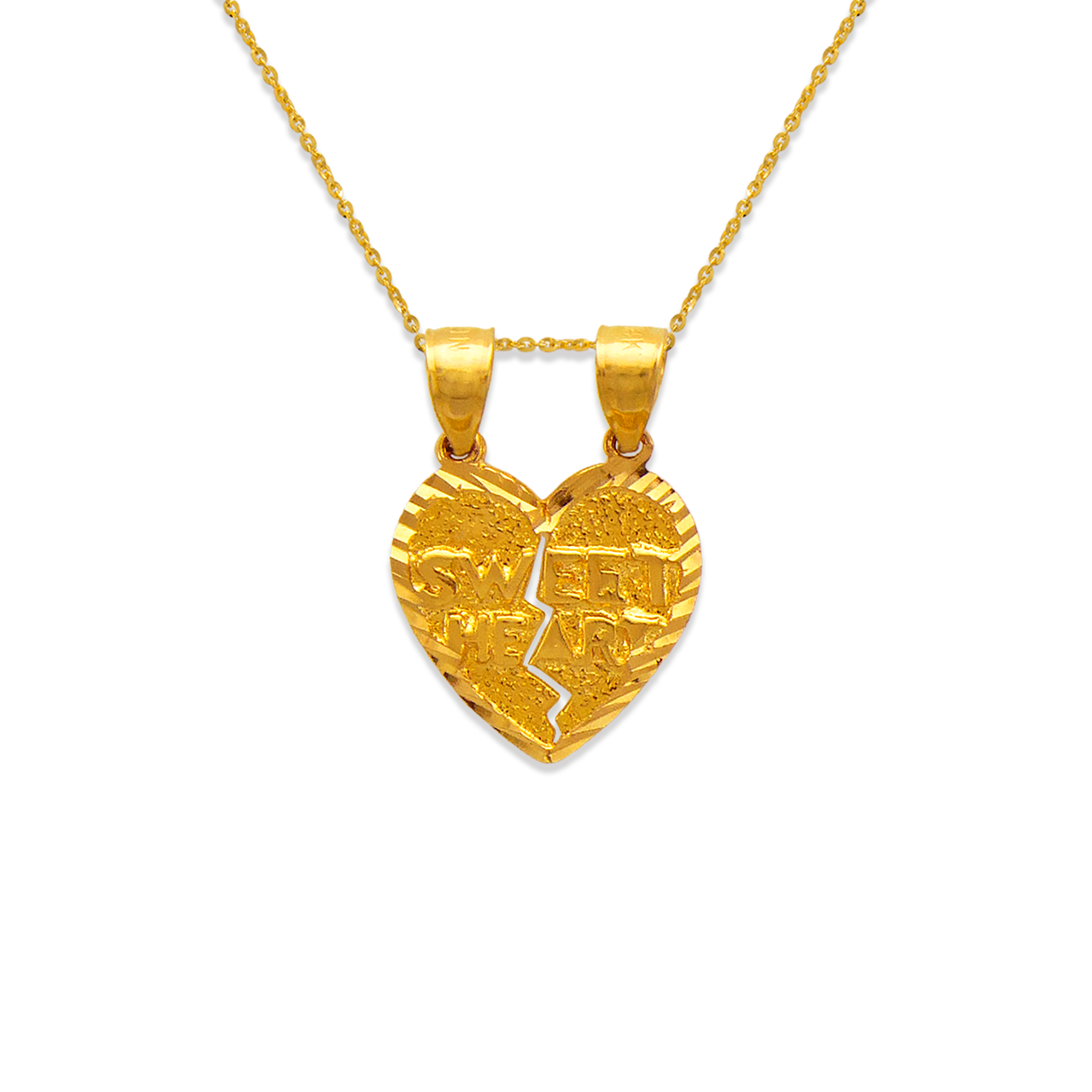 Two-Piece Sweet Heart Pendant