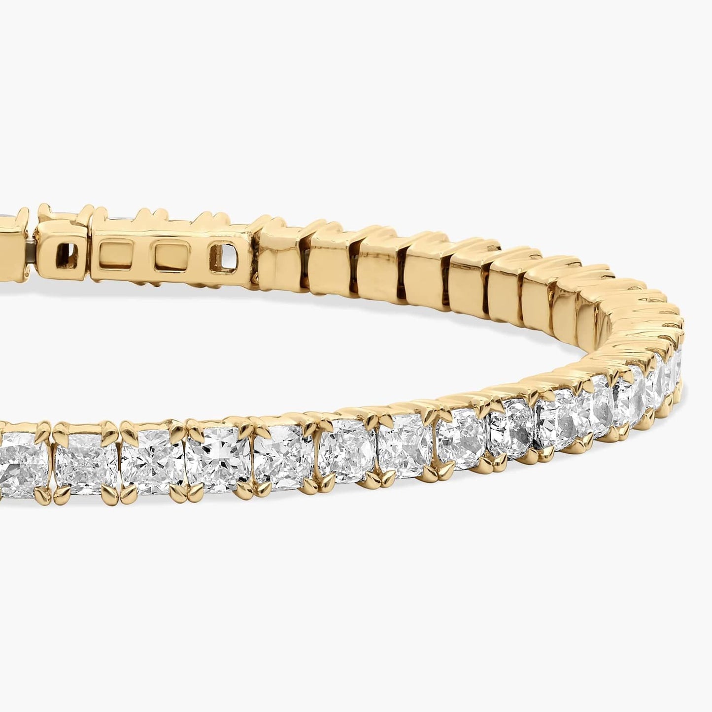 Diamond Cushion Flex Bangle