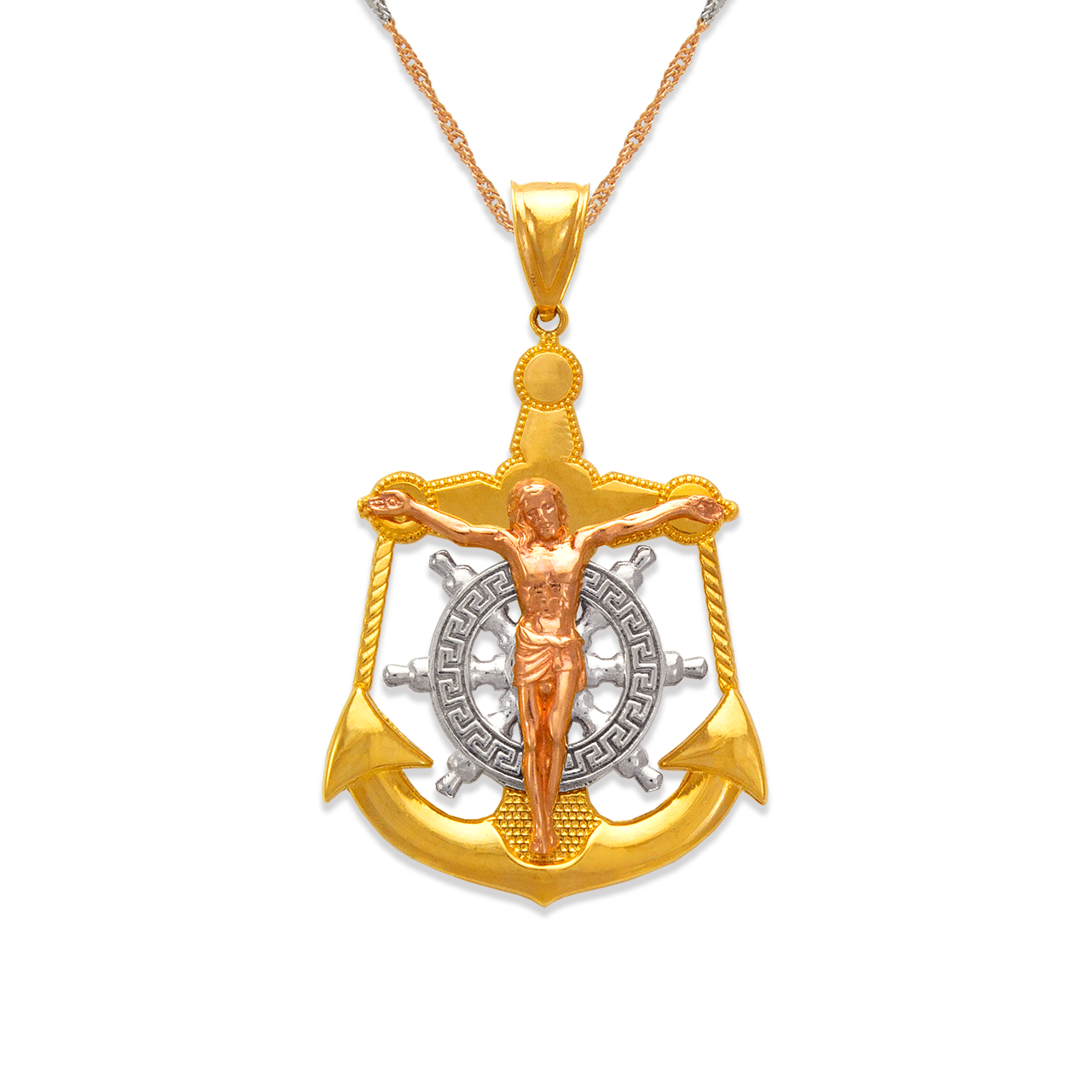 Jesus Anchor Pendant