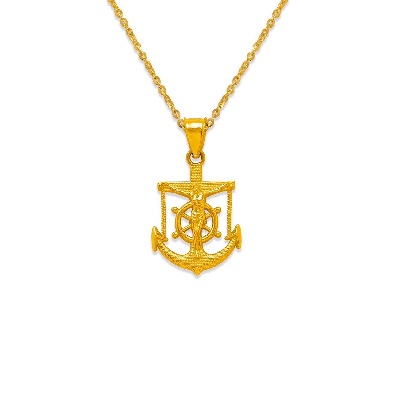 Jesus Anchor Pendant