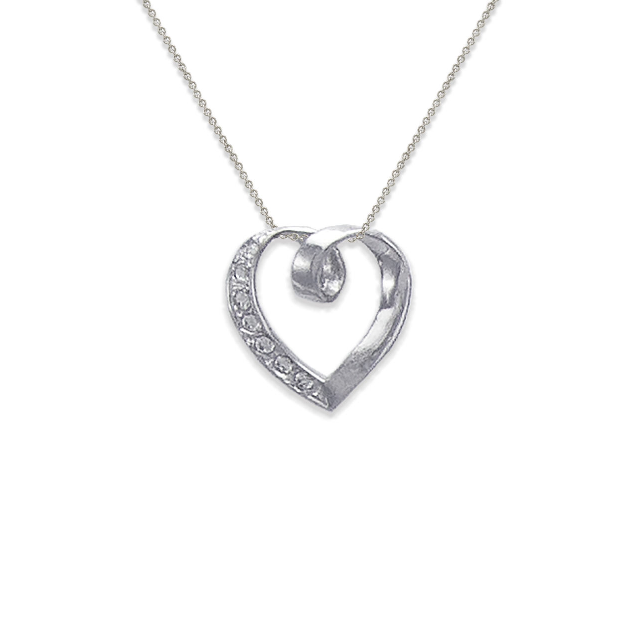 Heart CZ Pendant