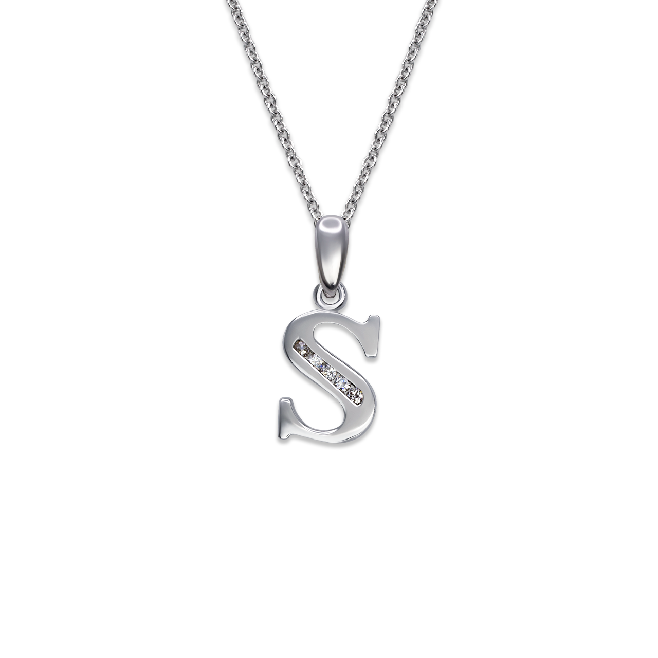 Initial S Pendant