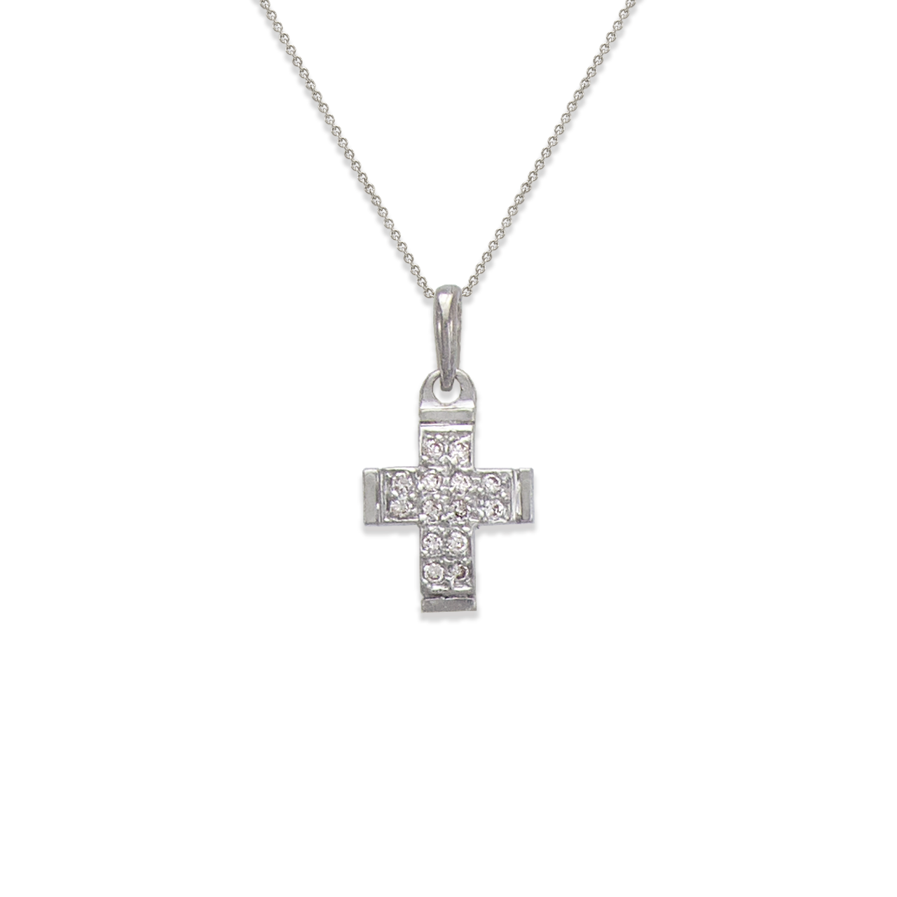 Cross CZ Pendant