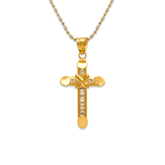 Eternity Cross CZ Pendant