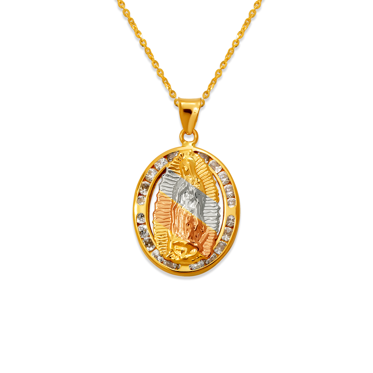 Guadalupe CZ Pendant