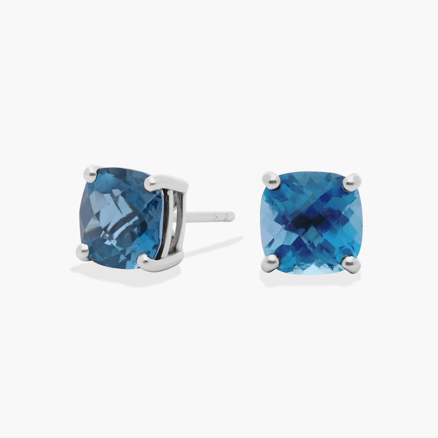 Solitaire Gemstone Classic Stud Earrings