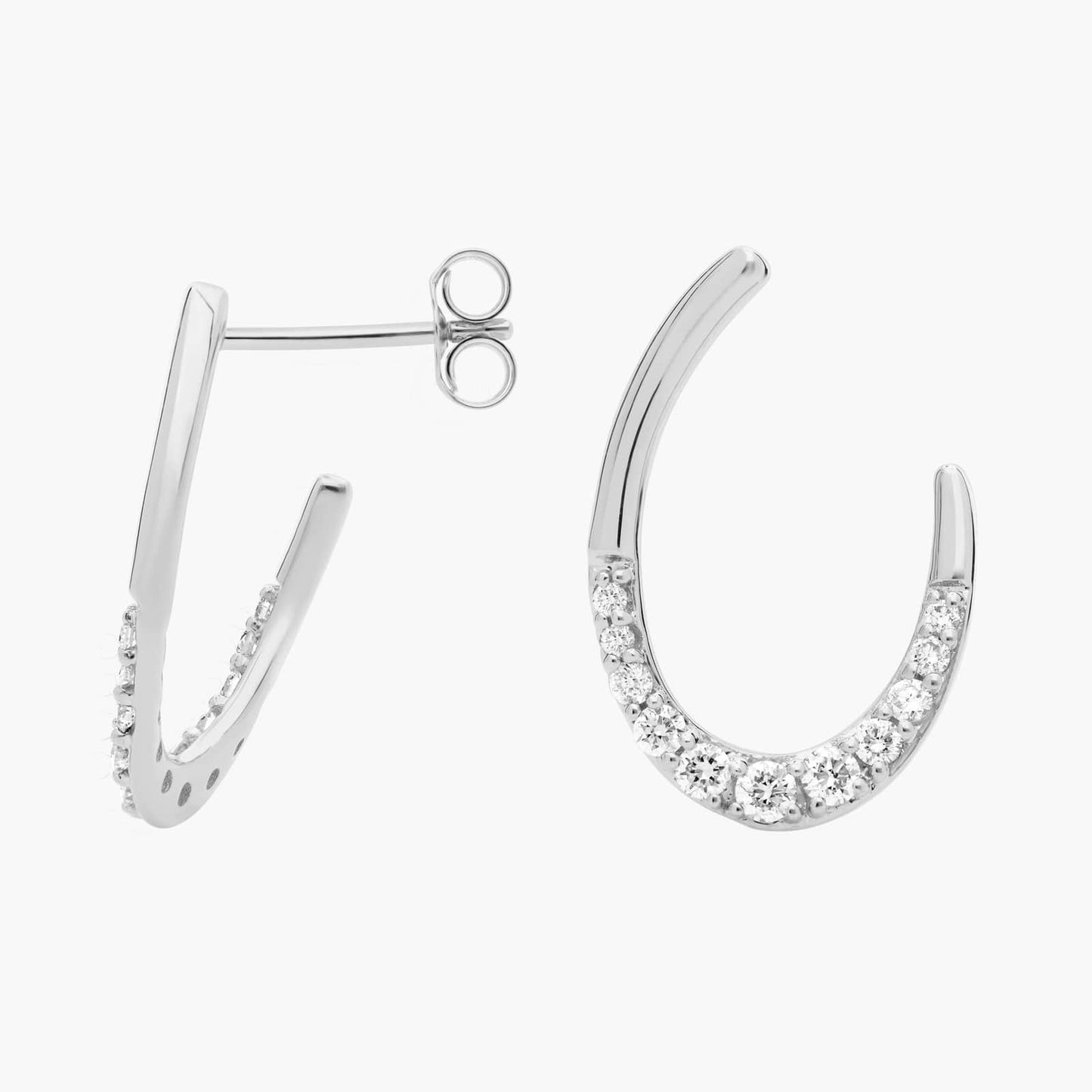 Diamond Dipped Hook Earrings