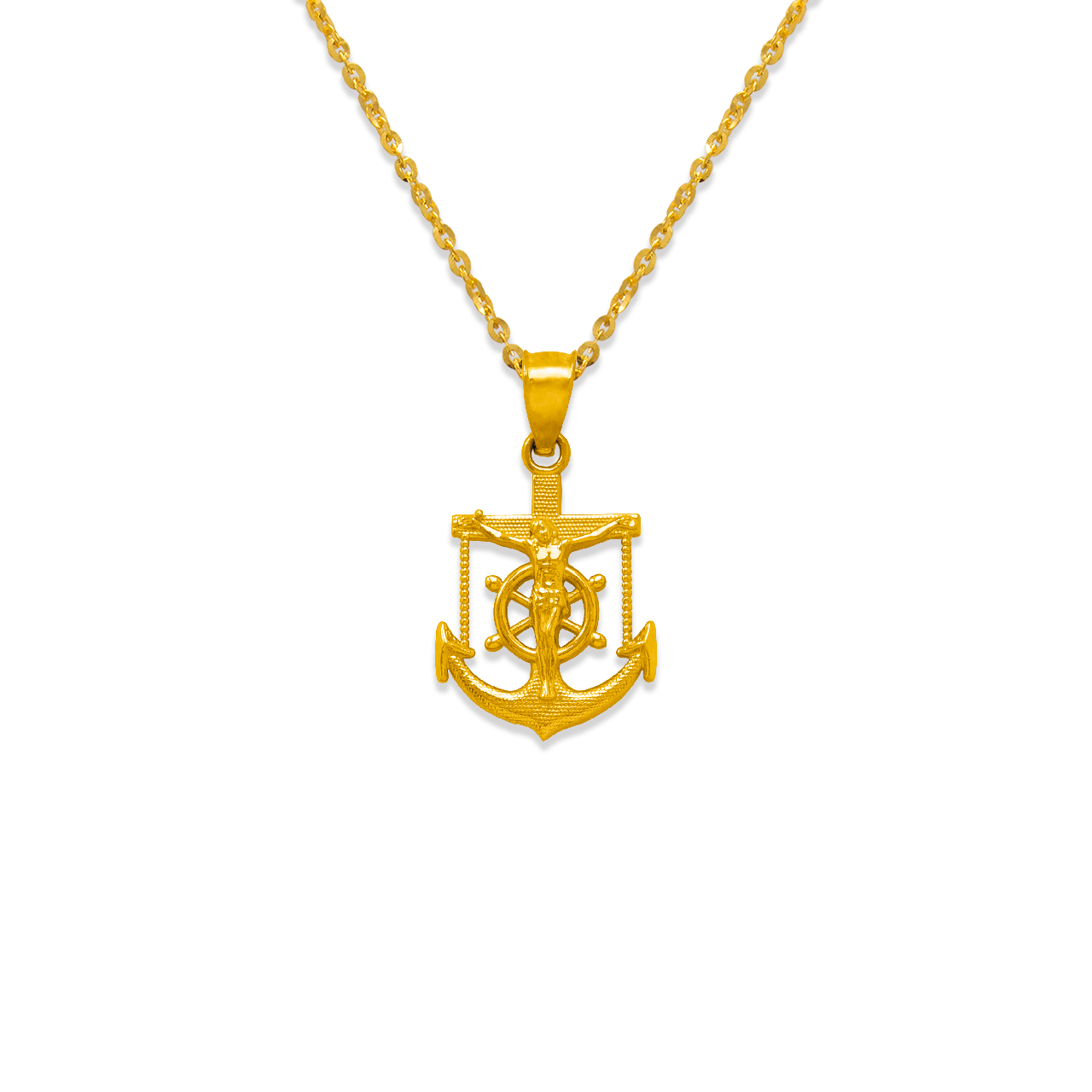 Jesus Anchor Pendant