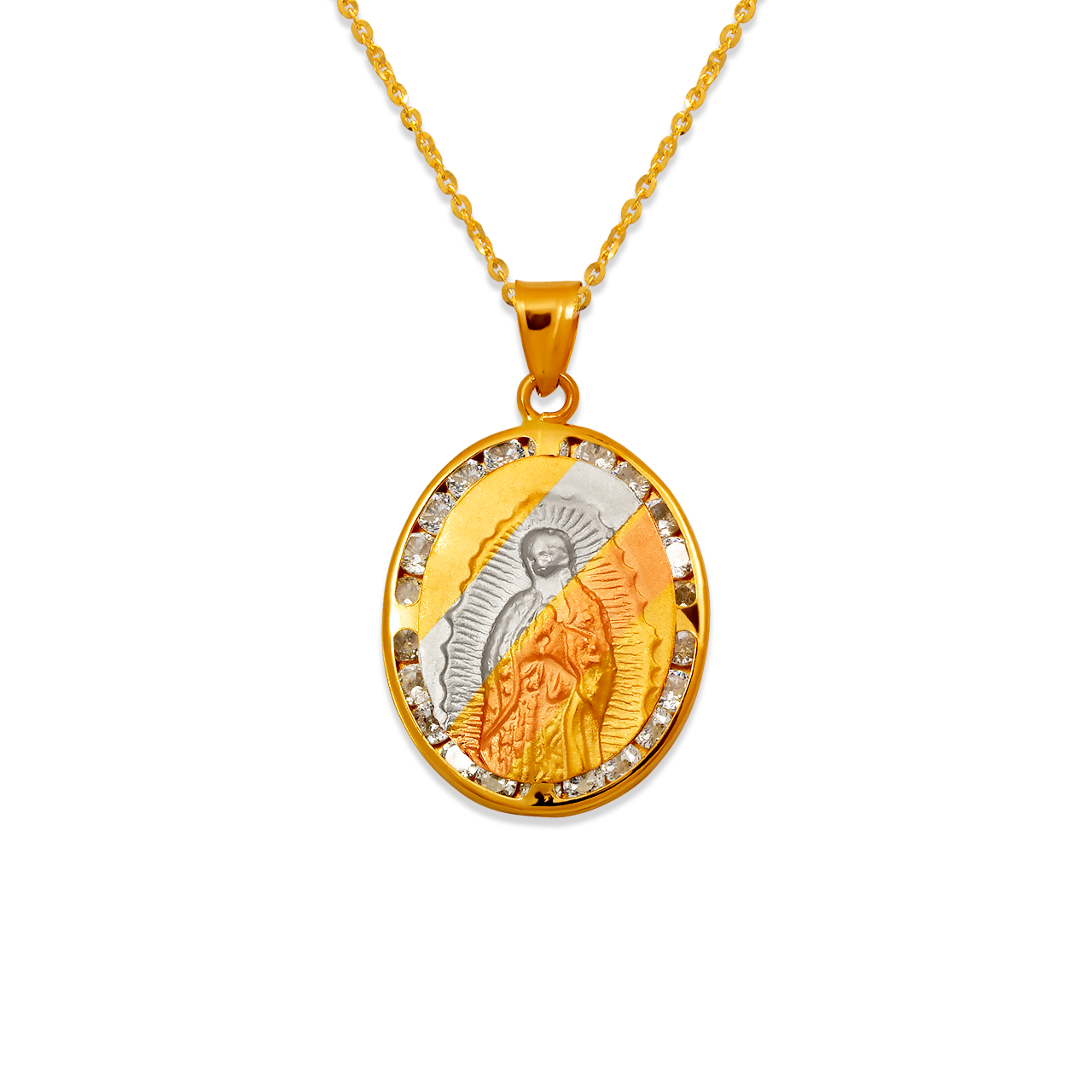 Guadalupe CZ Pendant