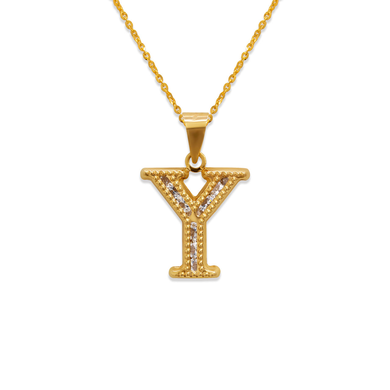 Initial Y Pendant