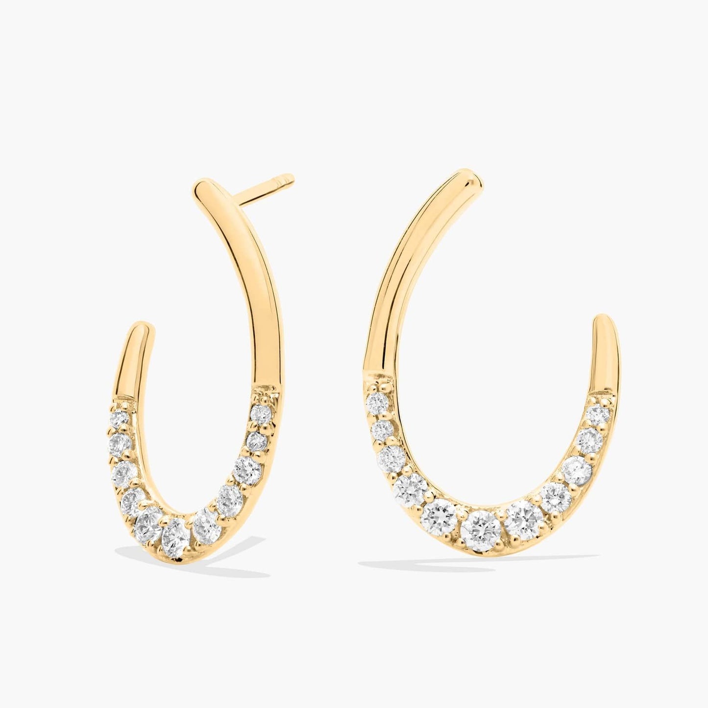 Diamond Dipped Hook Earrings