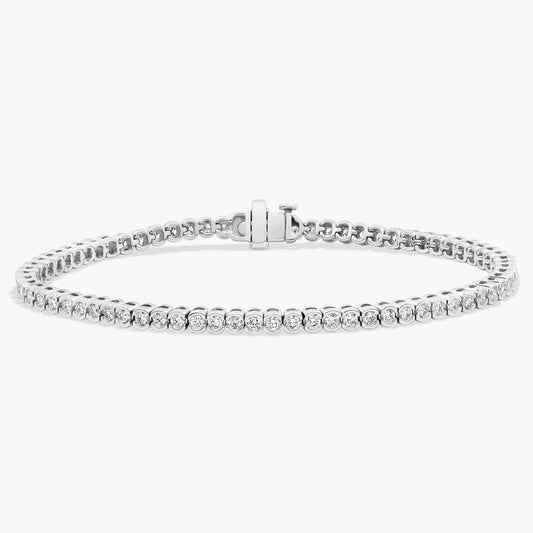 Bezel Diamond Tennis Bracelet CHECK