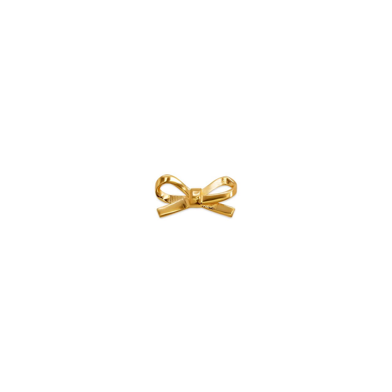 Single Ribbon Stud Earrings