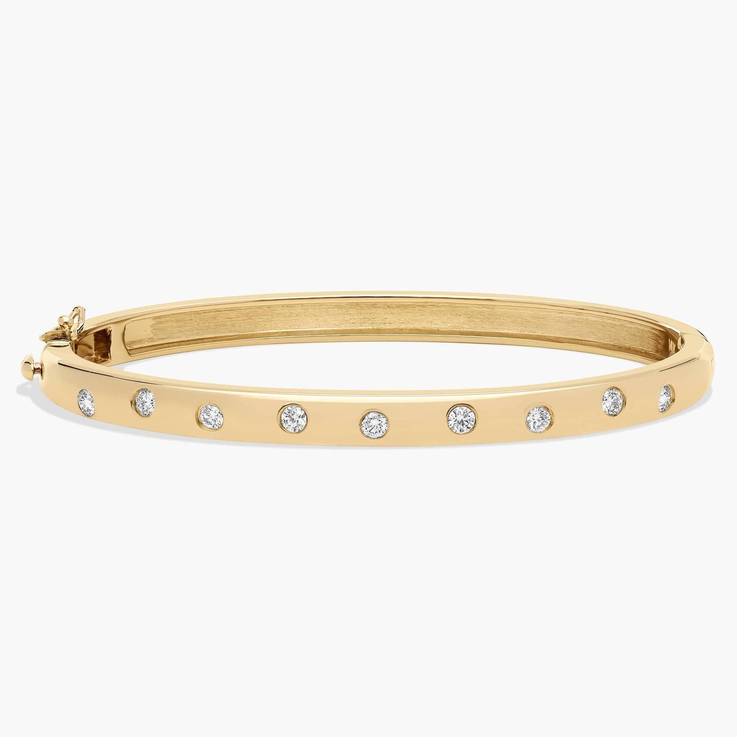 Scattered Diamond Bangle Bracelet