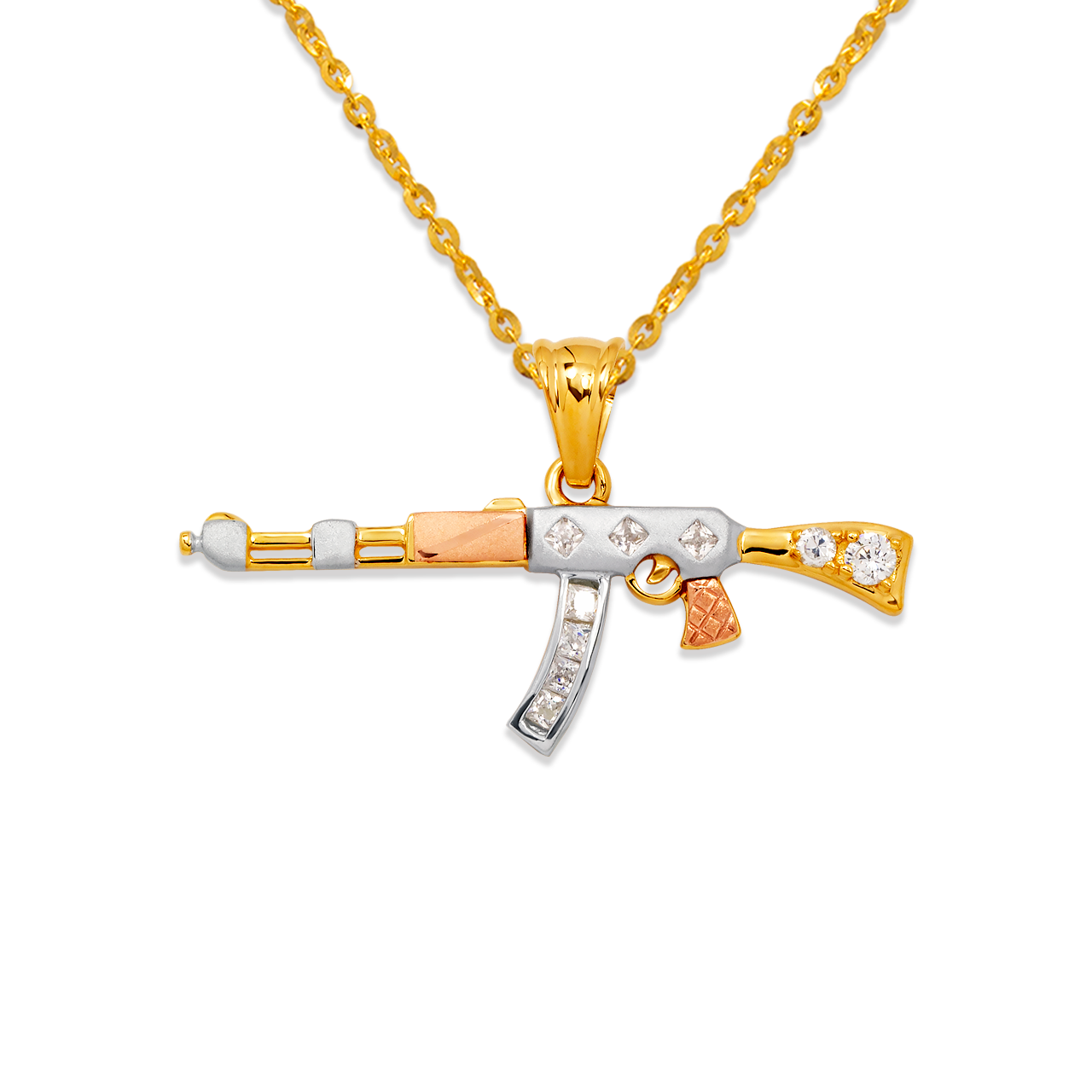 Fancy Rifle CZ Pendant