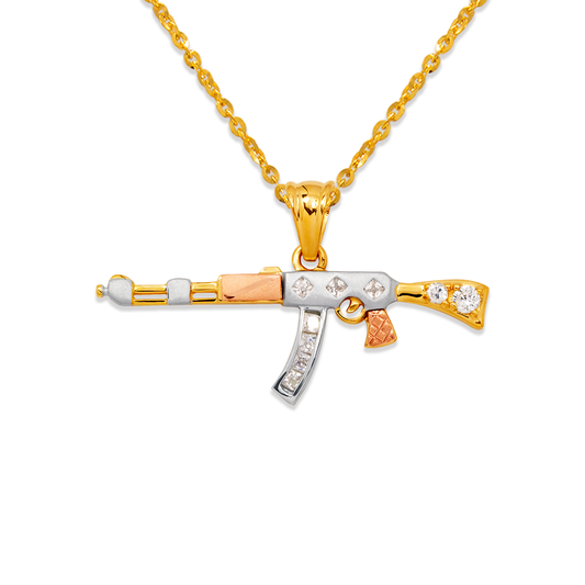 Fancy Rifle CZ Pendant