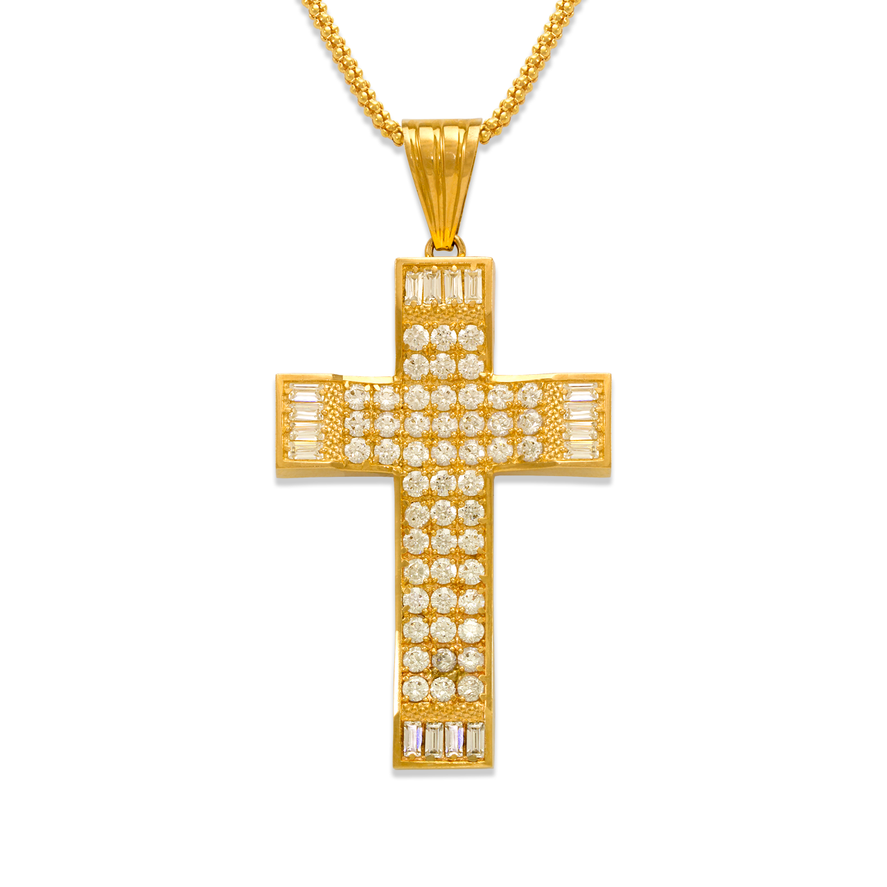 Cross CZ Pendant