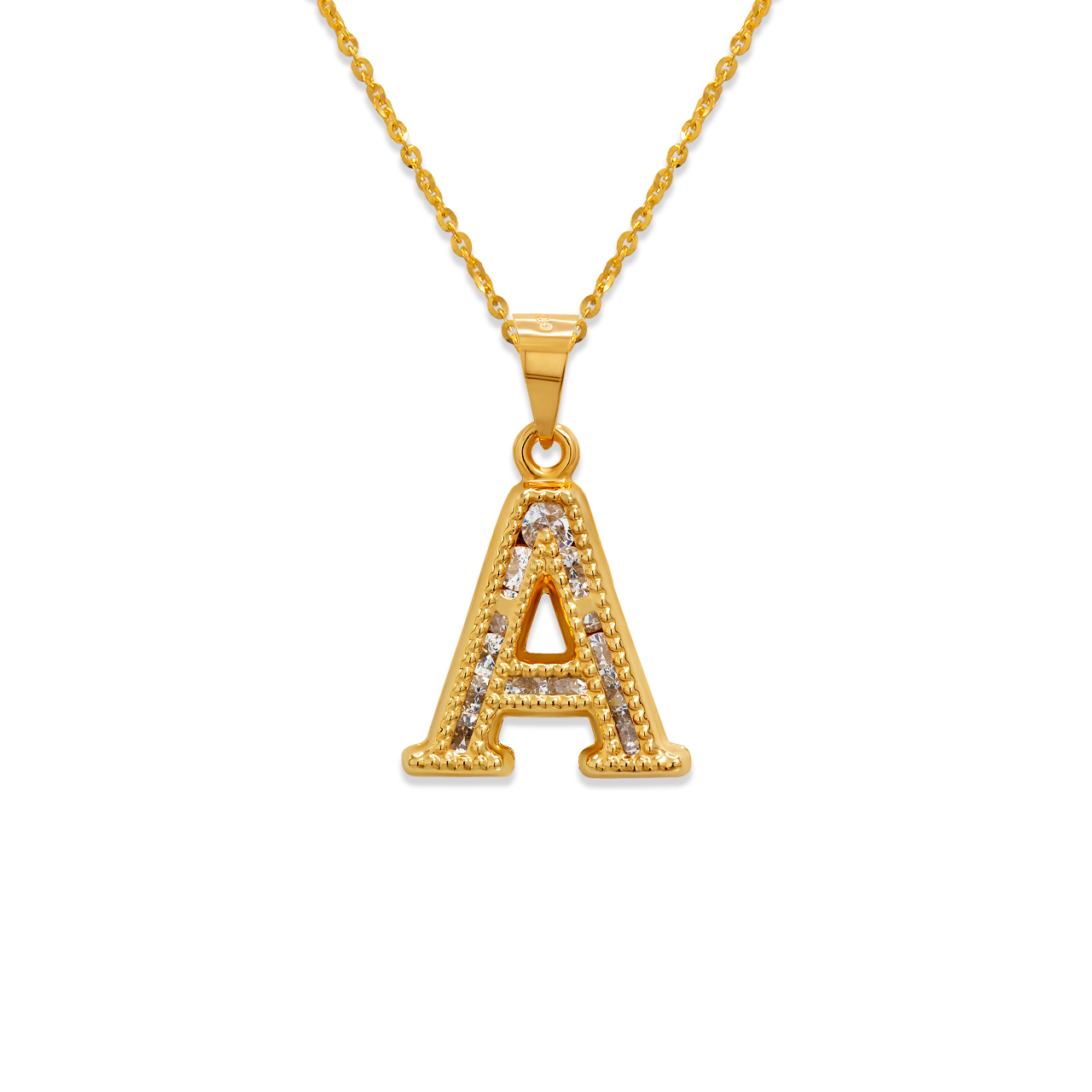 Initial A Pendant