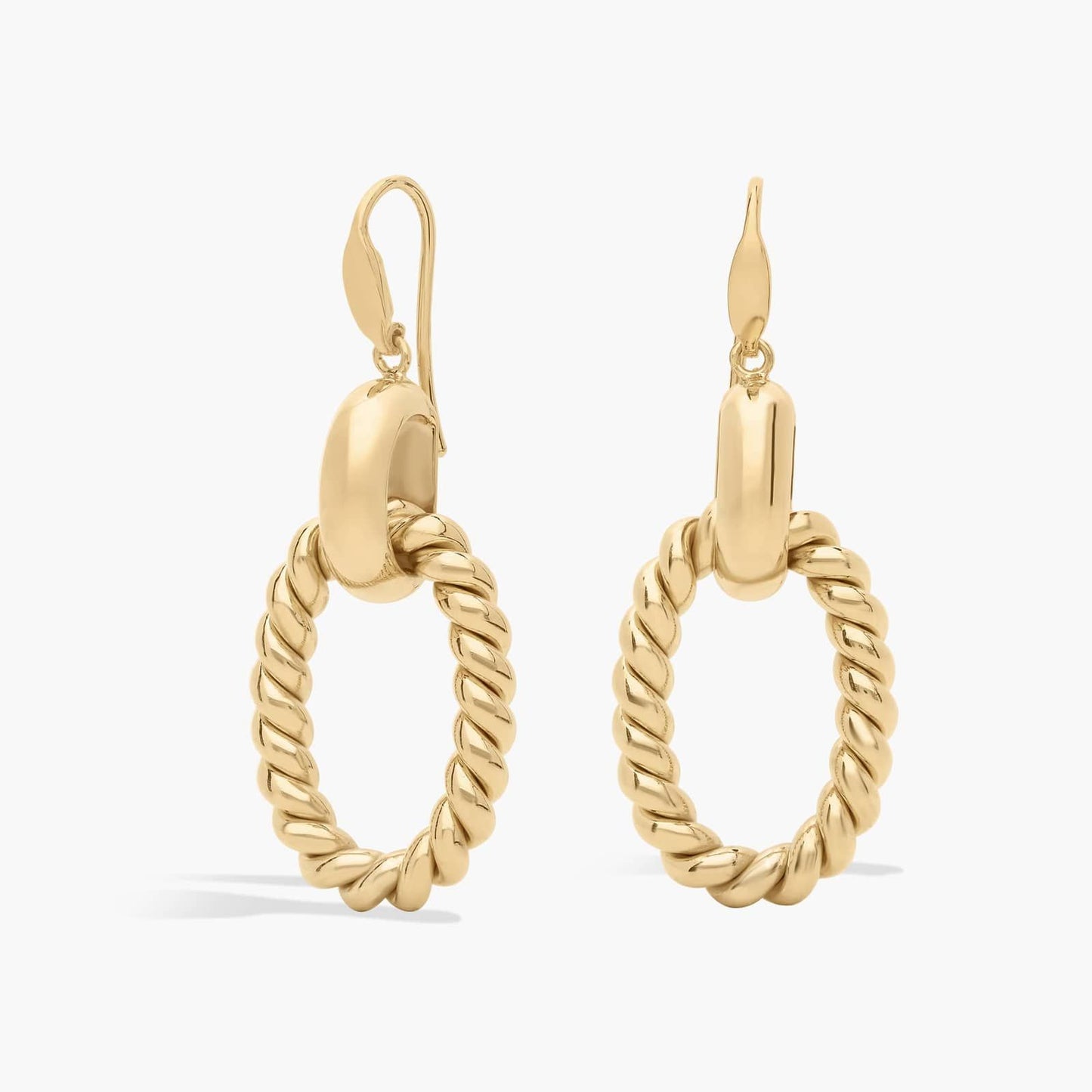 Twisted Loop Dangle Earrings