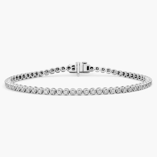 Four Prong Diamond Tennis Bracelet CHECK