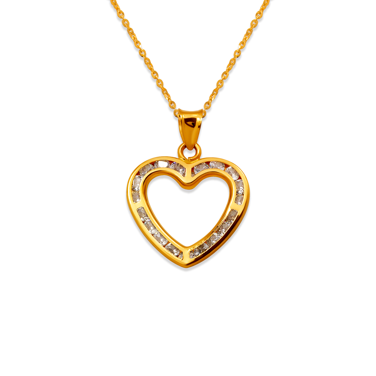 Heart CZ Pendant