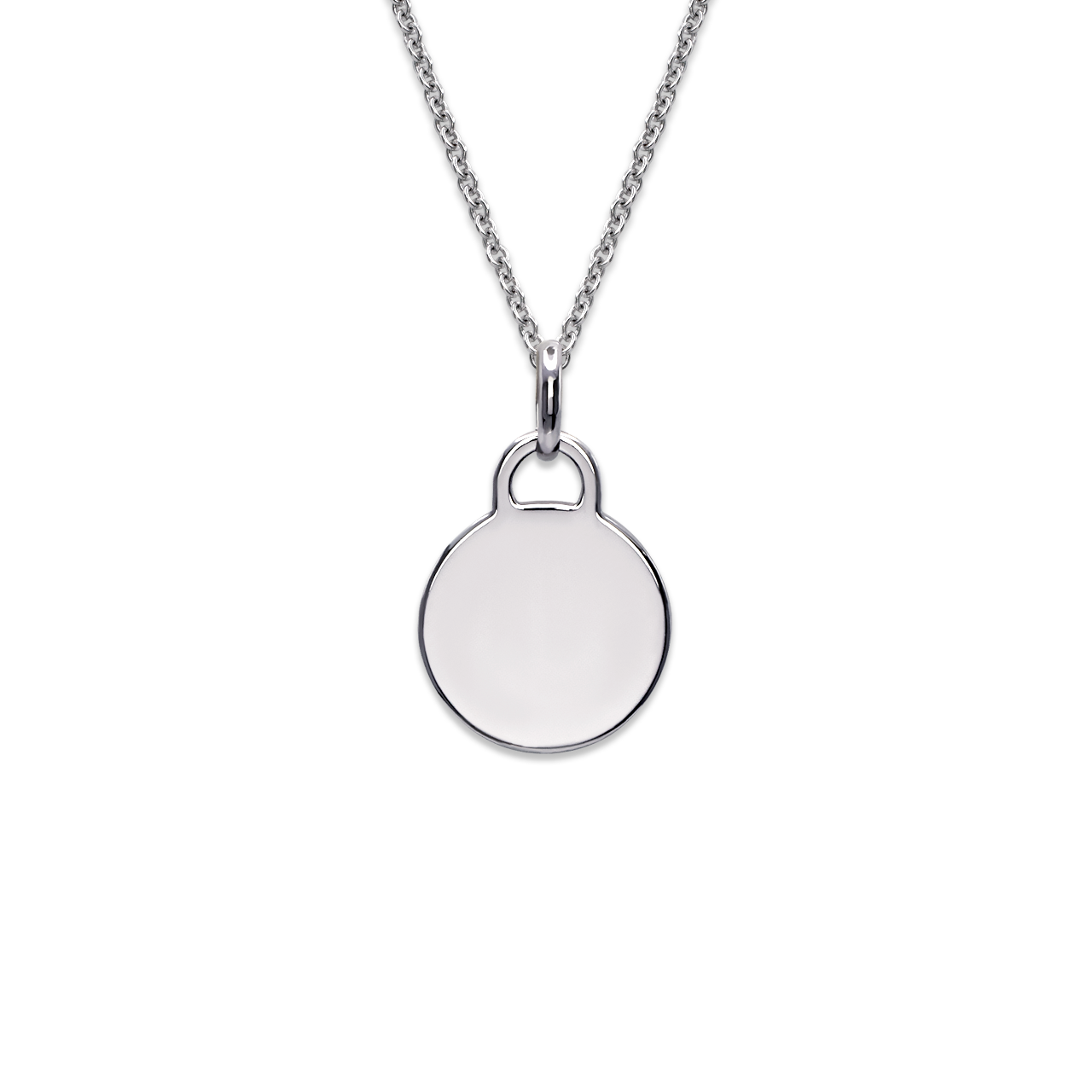 High Polished Round Pendant