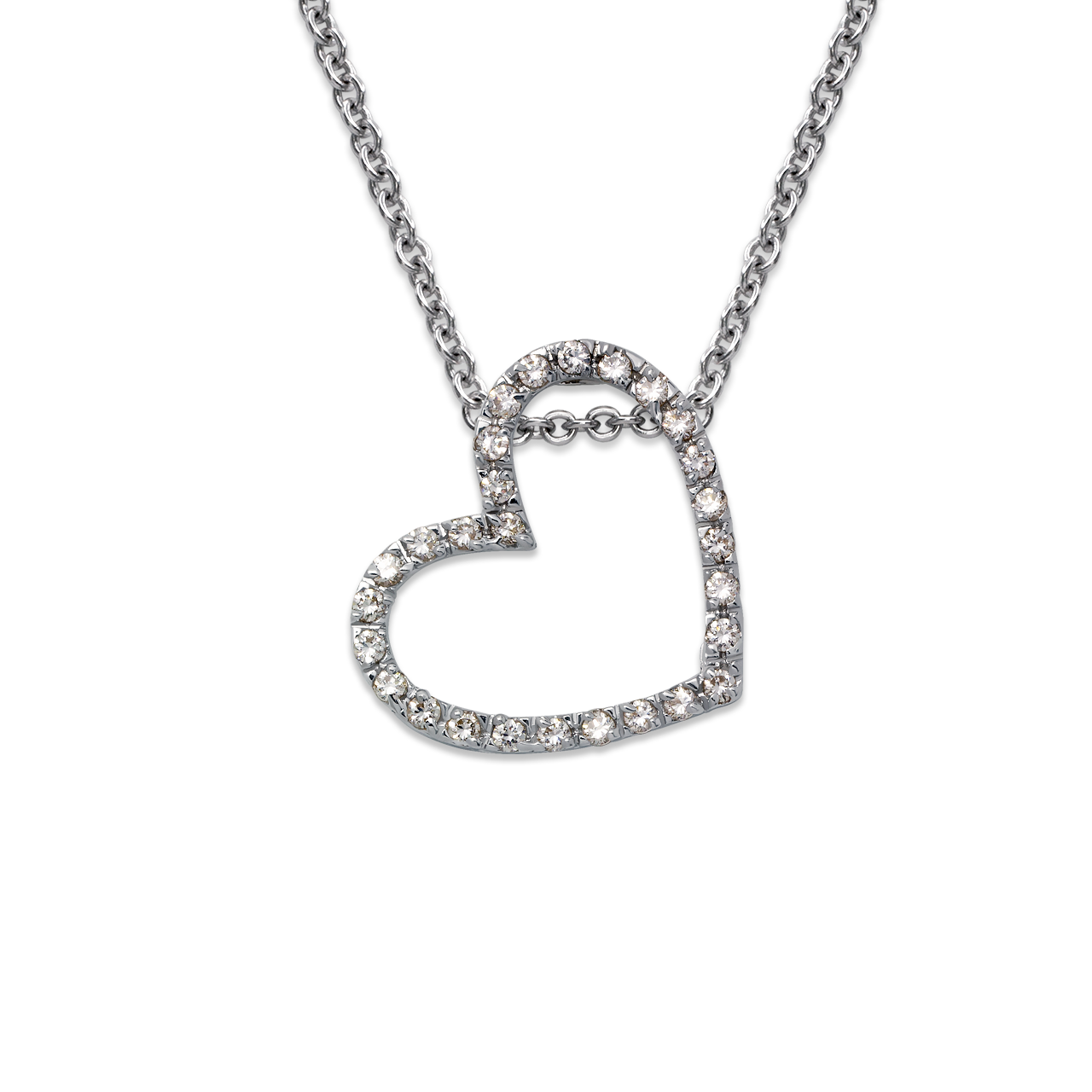 Heart CZ Pendant