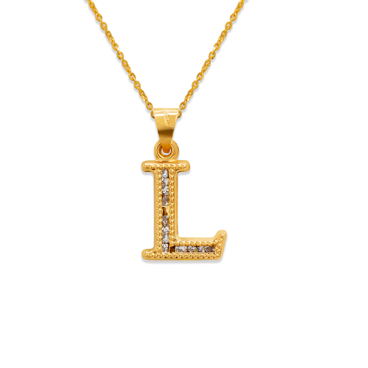 Initial L Pendant