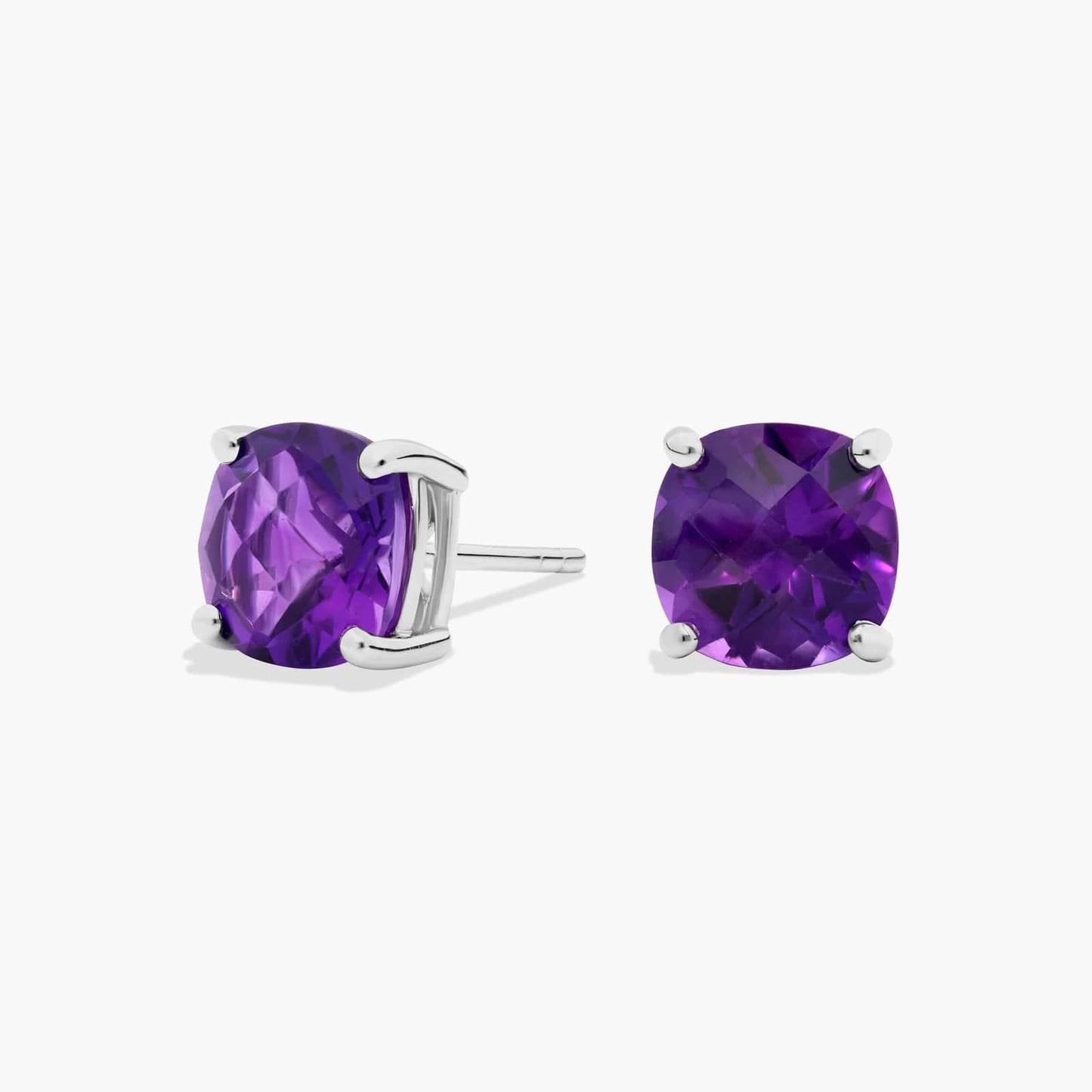 Solitaire Gemstone Classic Stud Earrings