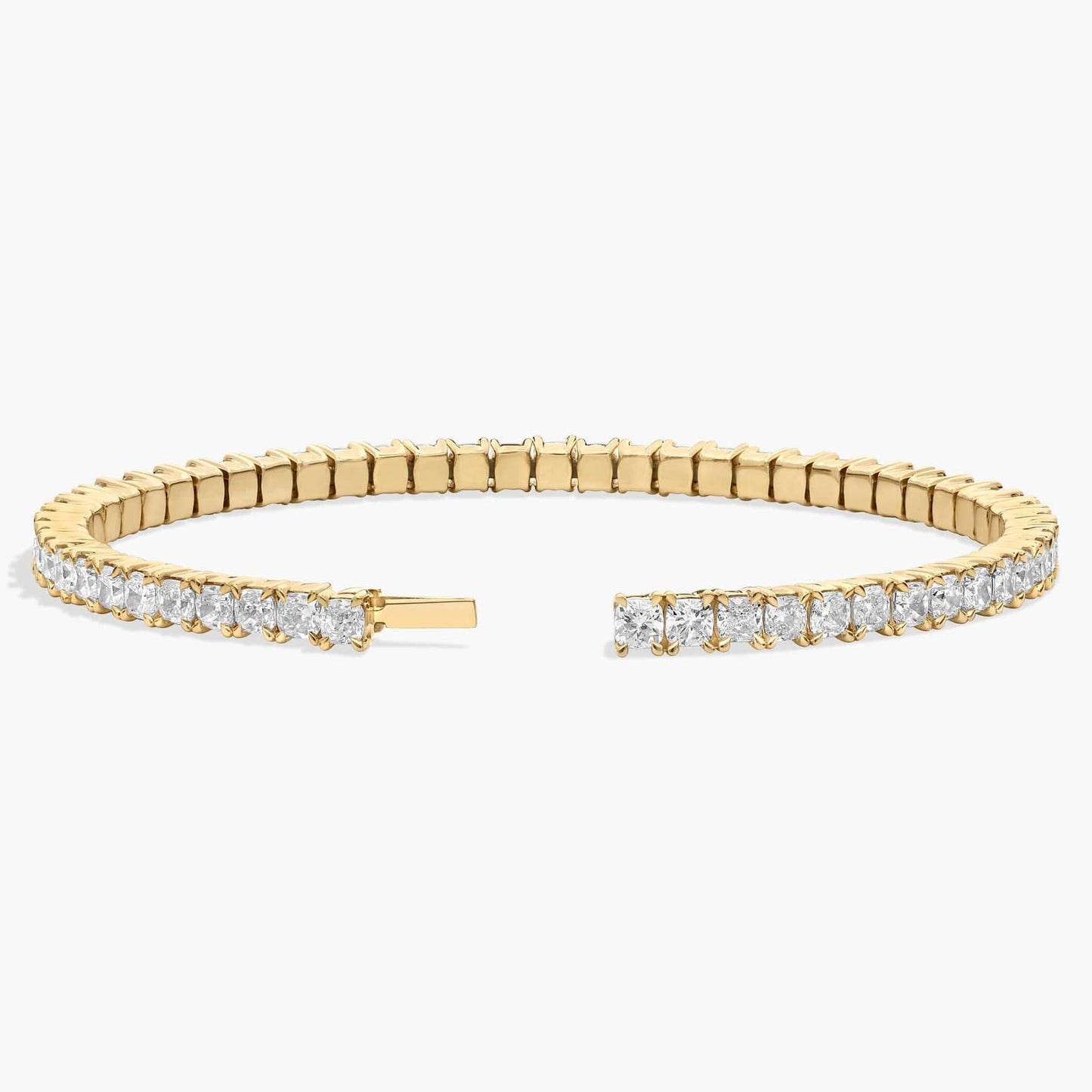 Diamond Cushion Flex Bangle