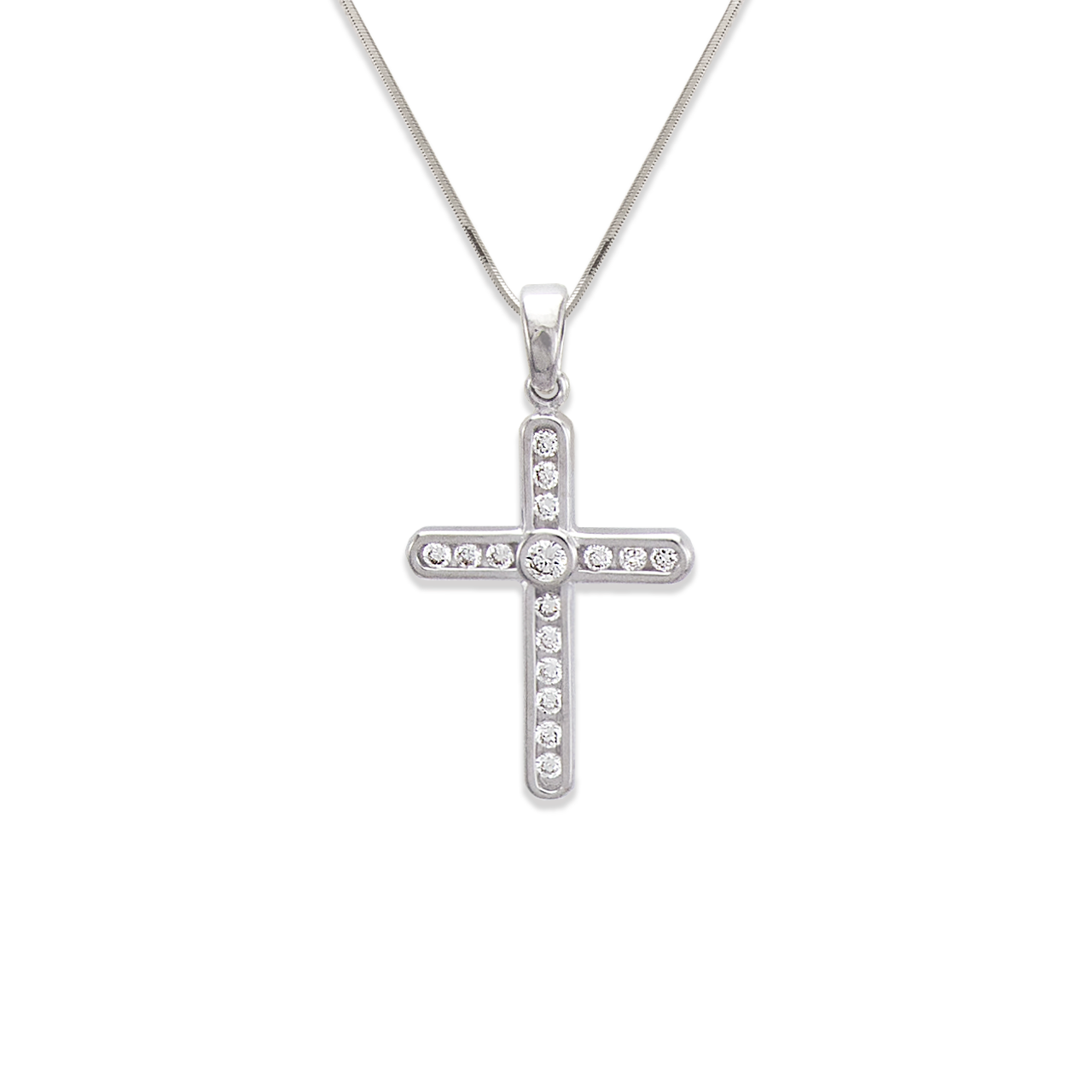 Cross CZ Pendant