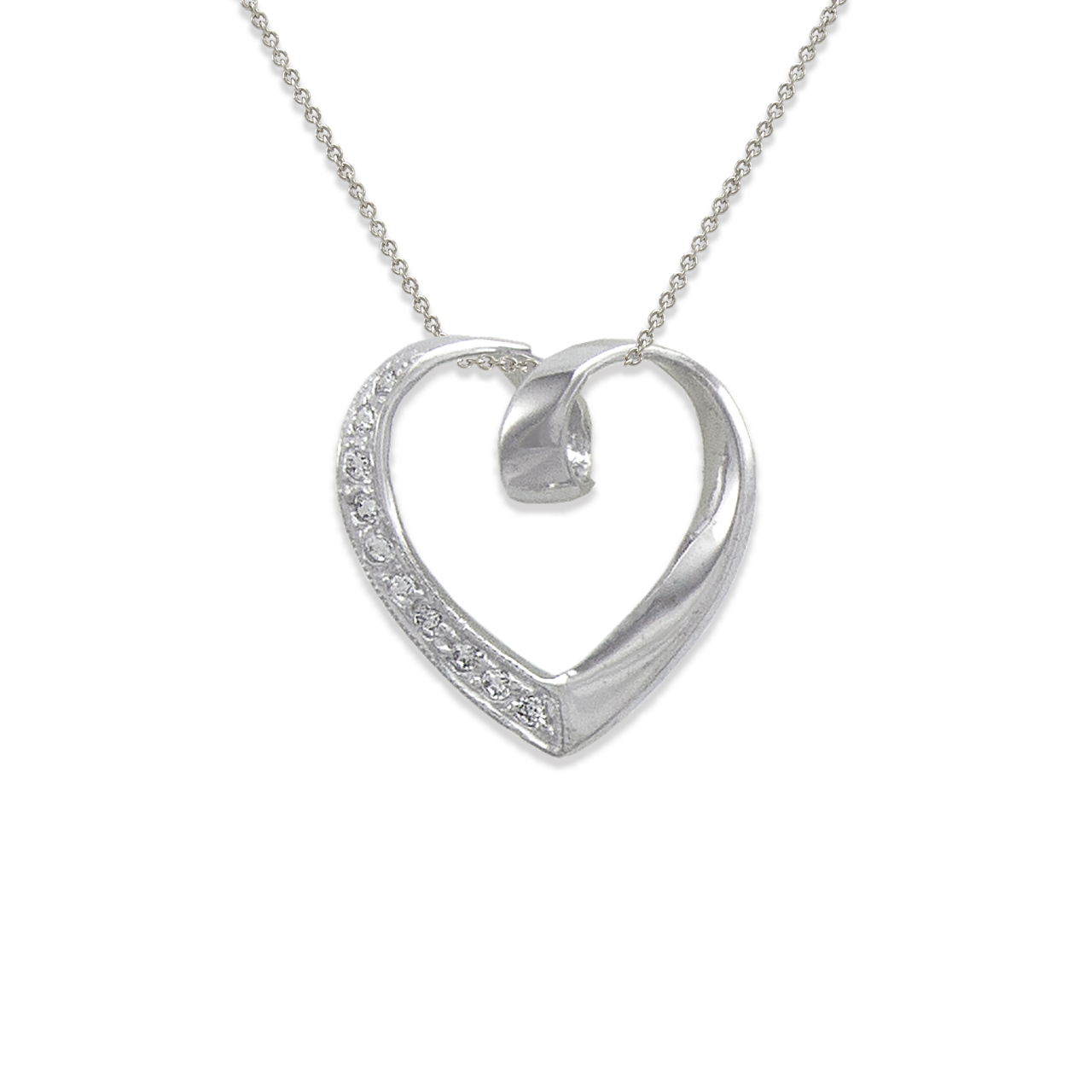 Heart CZ Pendant