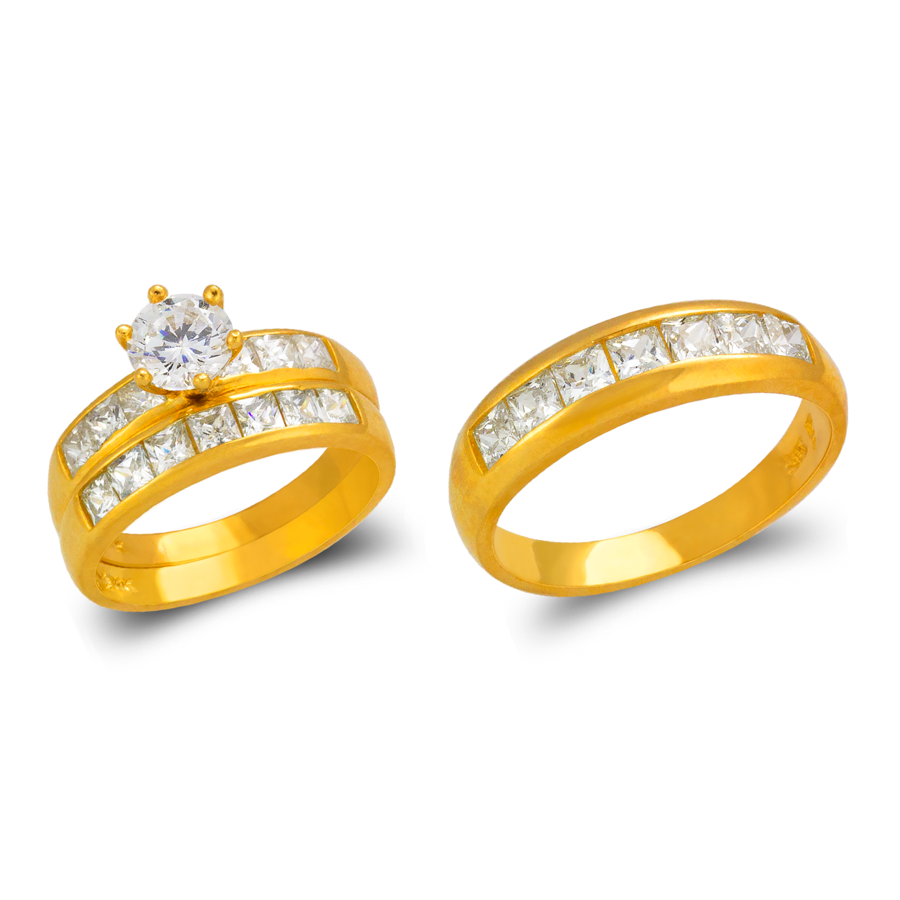 Wedding Trio Ring Set