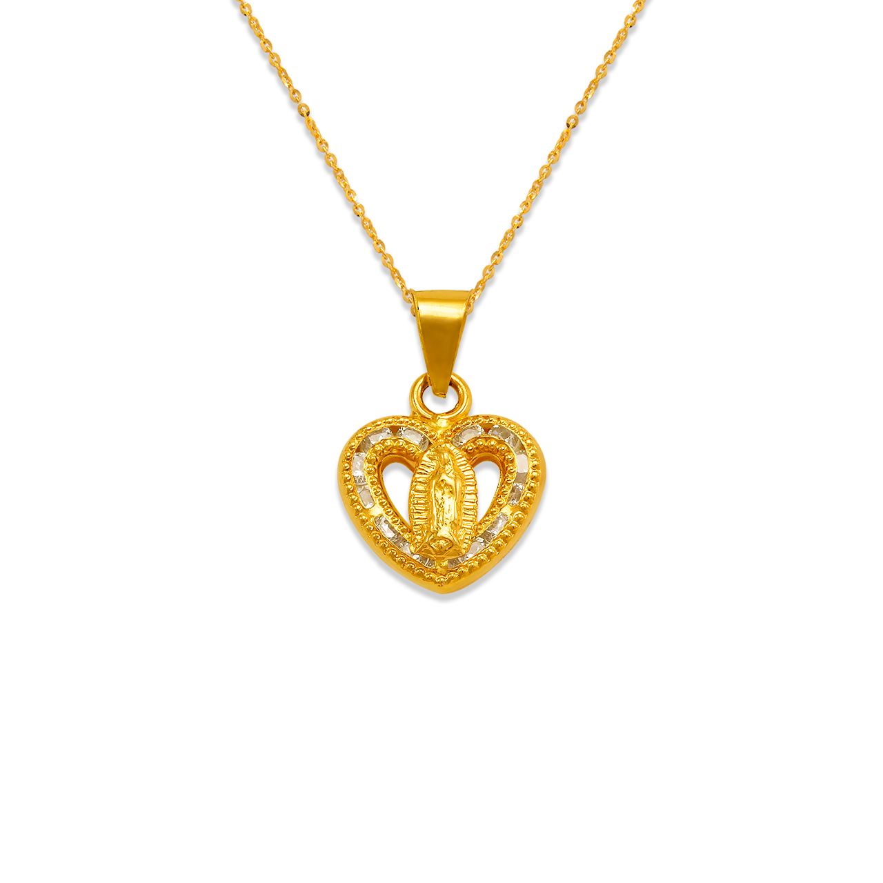 Guadalupe CZ Pendant