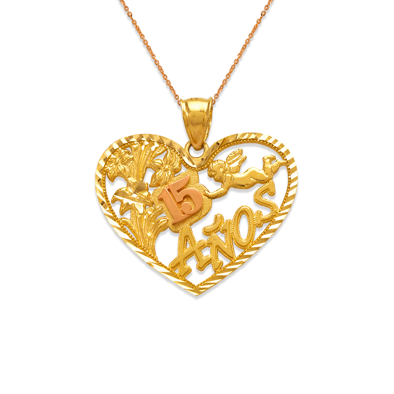 15 Anos Heart Pendant