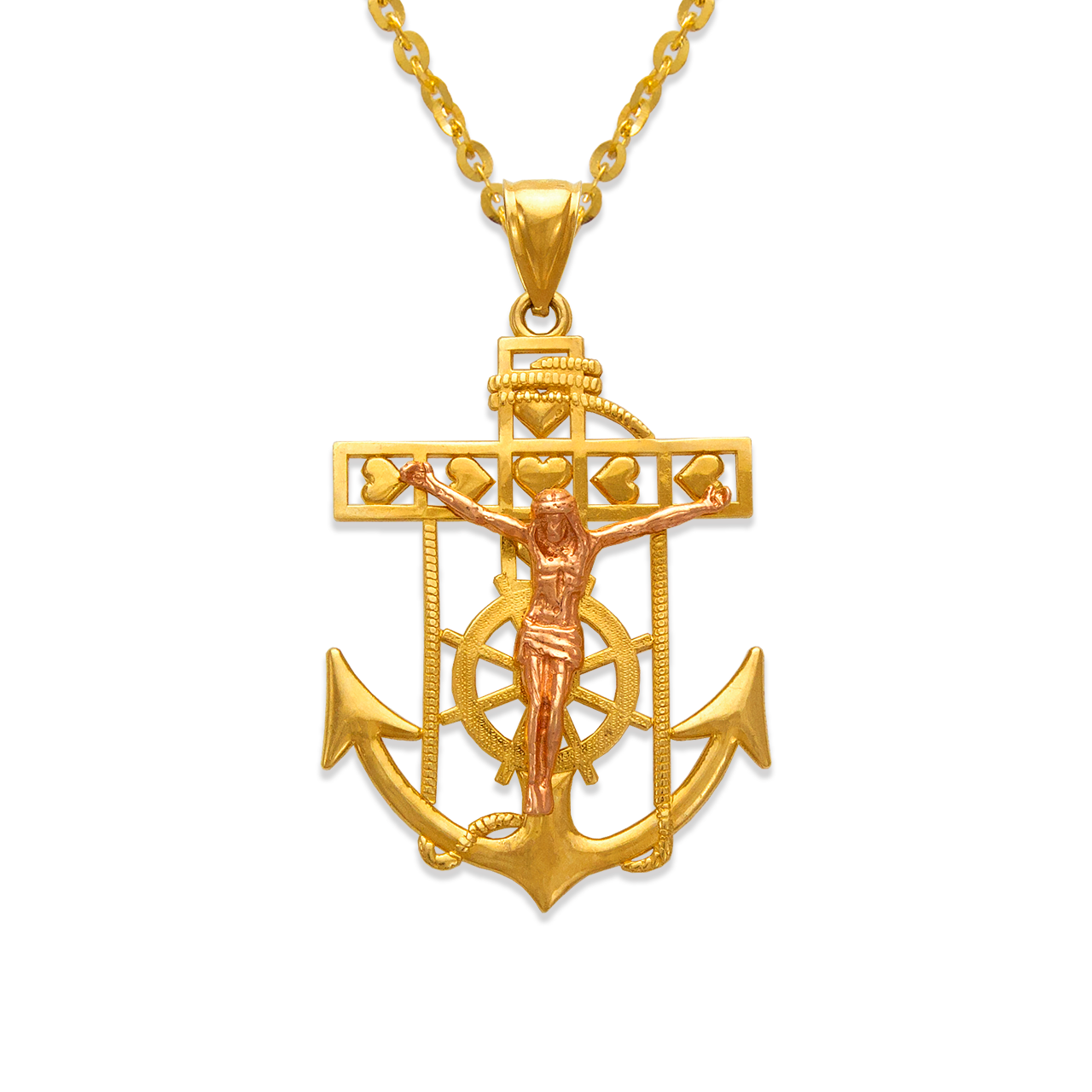 Jesus Anchor Pendant