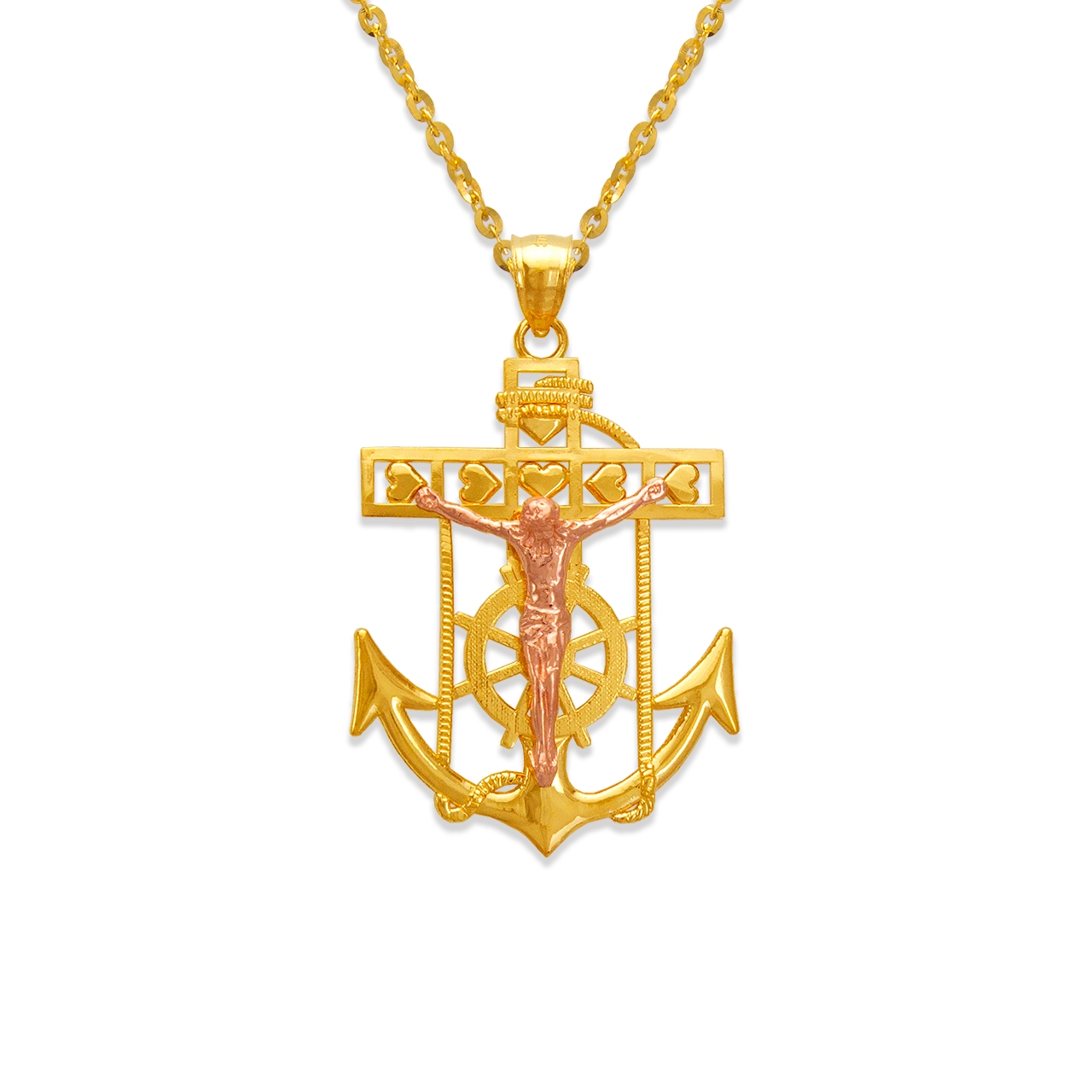 Jesus Anchor Pendant