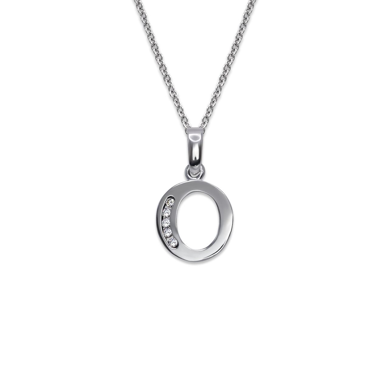 Initial O Pendant