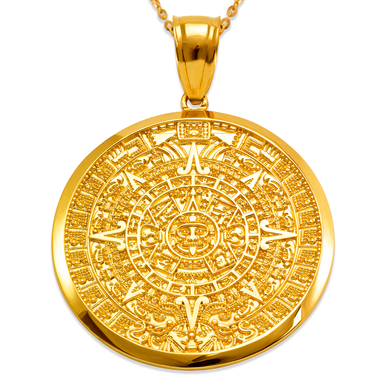 HP Aztec Calendar Pendant