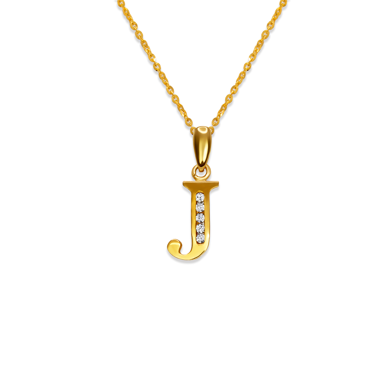 Initial J Pendant