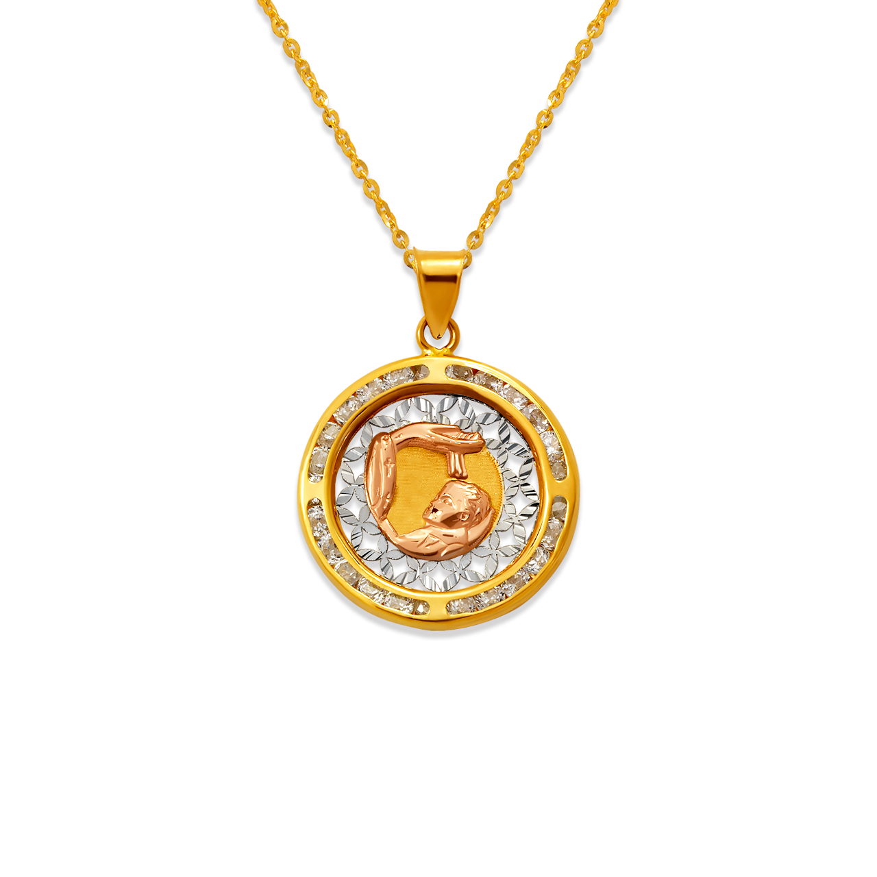 Baptism CZ Pendant