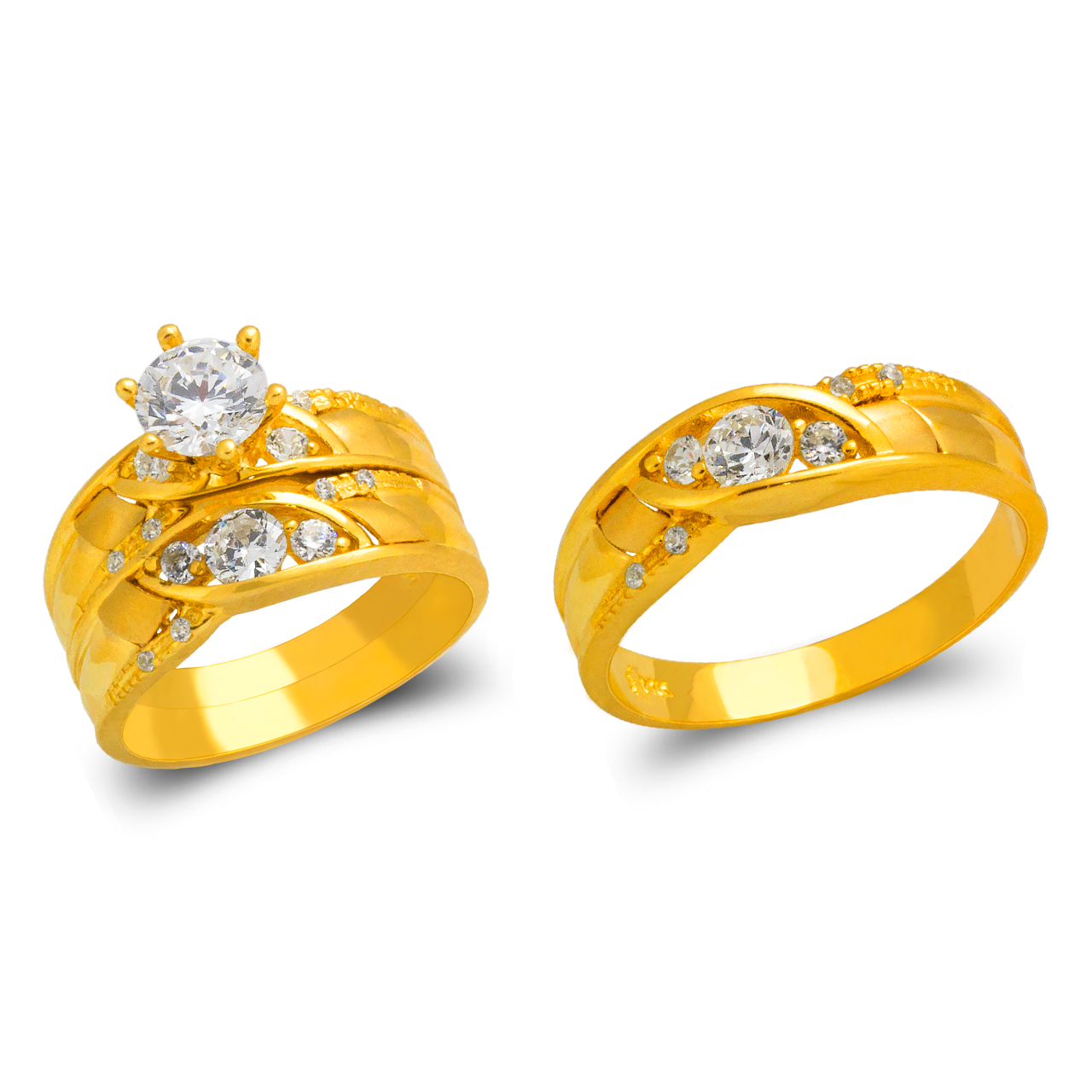 Wedding Trio Ring Set