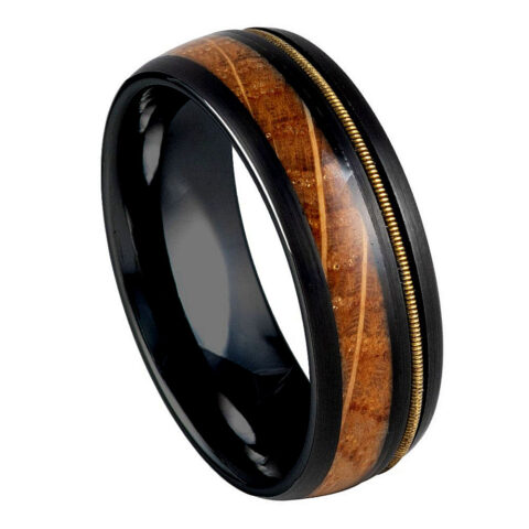 Black IP Whiskey Barrel & Guitar String Inlays