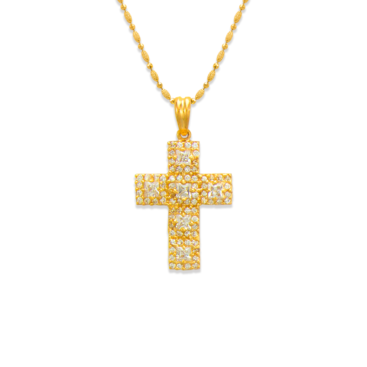 Cross CZ Pendant