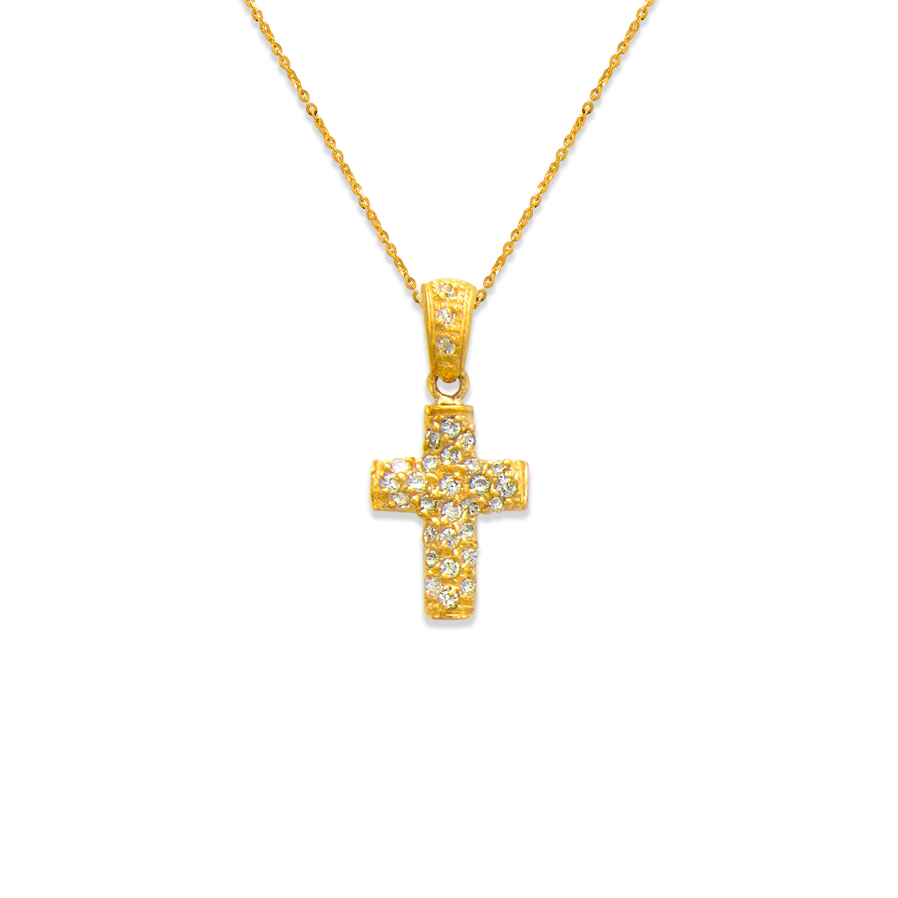 Cross CZ Pendant